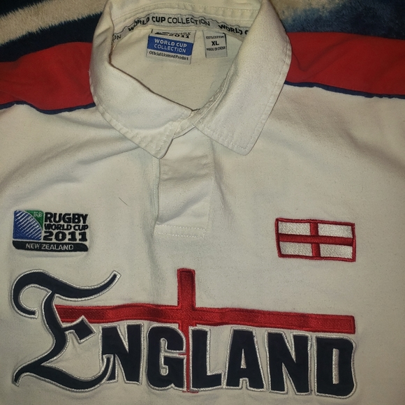 ENGLAND 2011 WORLD CUP RUGBY POLO XL - Picture 2 of 3